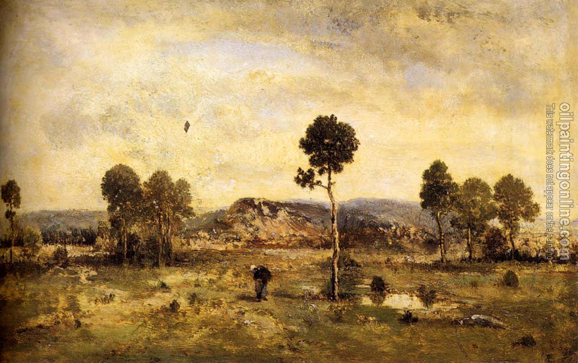 Diaz De La Pena, Narcisse-Virgile - Landscape With A Pine Tree